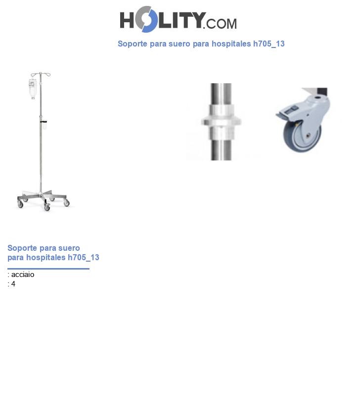 Soporte para suero para hospitales h705_13