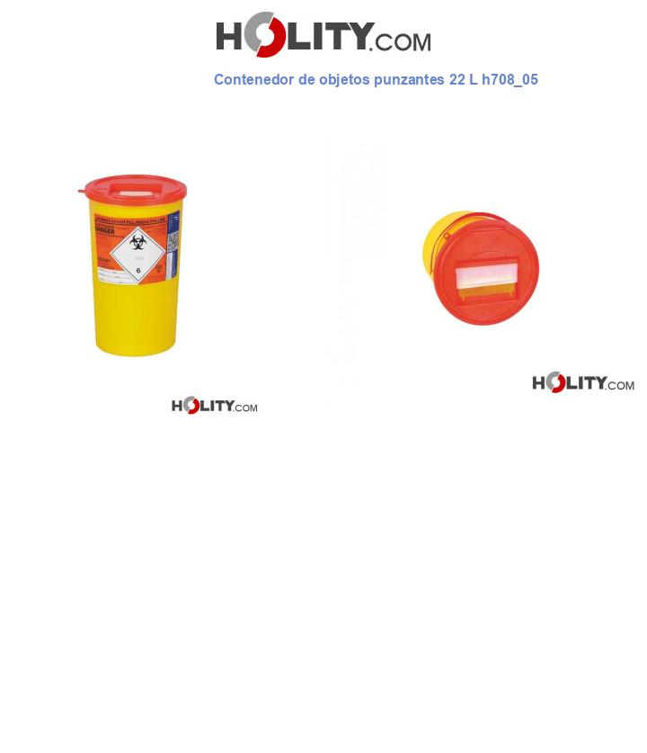 Contenedor de objetos punzantes 22 L h708_05