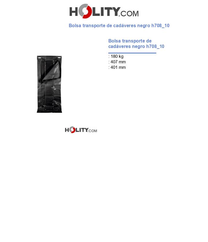 Bolsa transporte de cadáveres negro h708_10