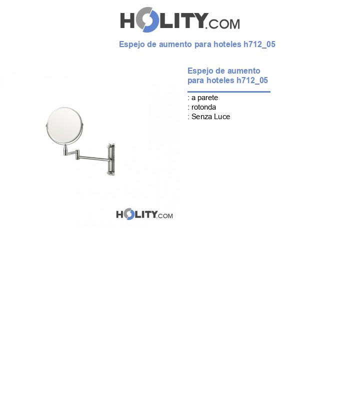 Espejo de aumento para hoteles h712_05