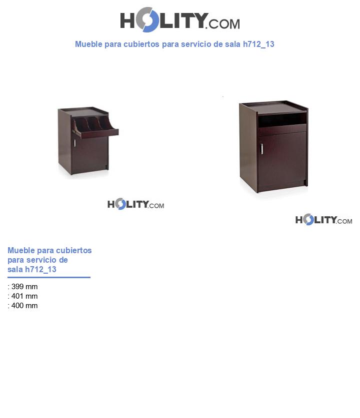 Mueble para cubiertos para servicio de sala h712_13