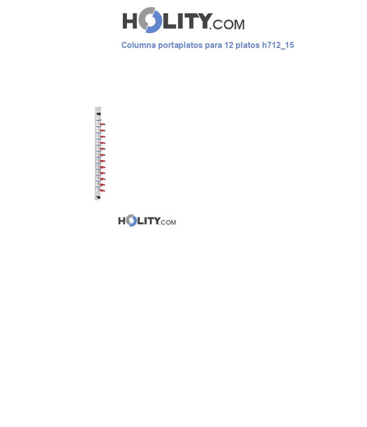 Columna portaplatos para 12 platos h712_15