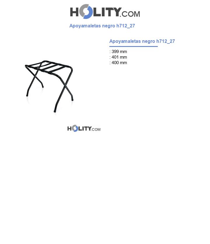 Apoyamaletas negro h712_27