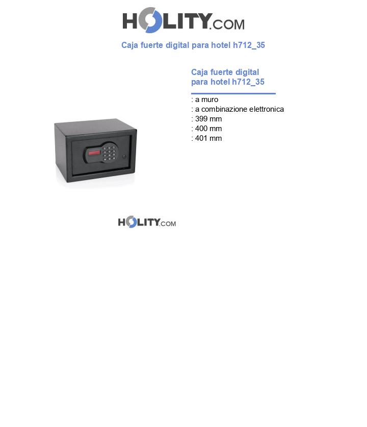 Caja fuerte digital para hotel h712_35