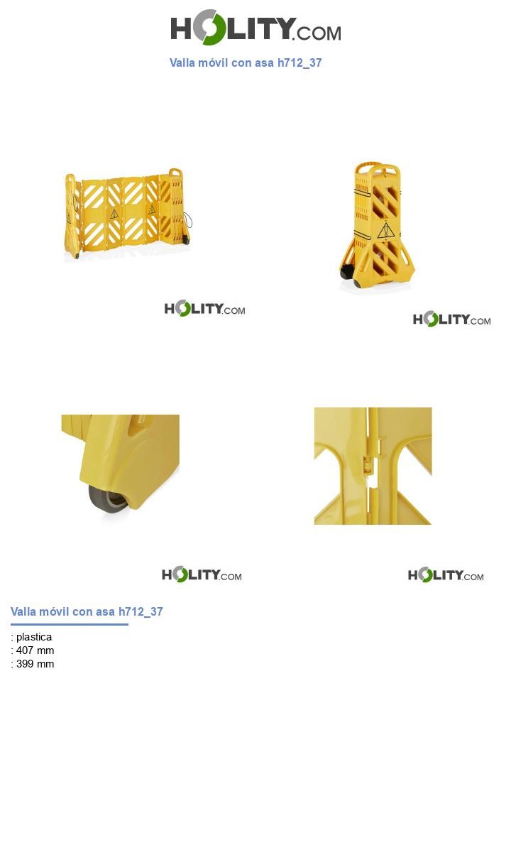 Valla móvil con asa h712_37