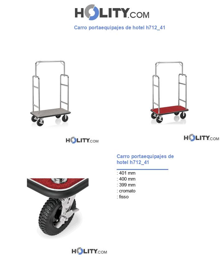 Carro portaequipajes de hotel h712_41