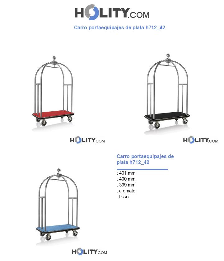Carro portaequipajes de plata h712_42