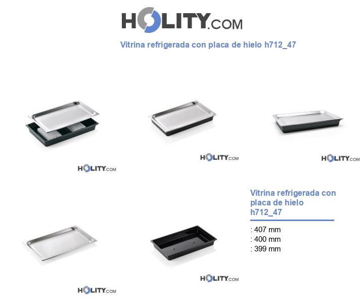 Vitrina refrigerada con placa de hielo h712_47