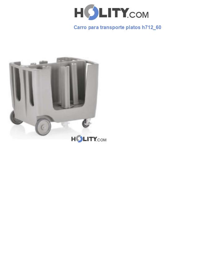 Carro para transporte platos h712_60