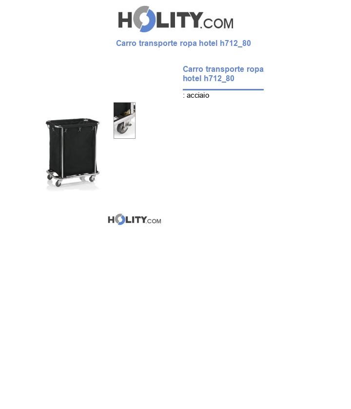 Carro transporte ropa hotel h712_80
