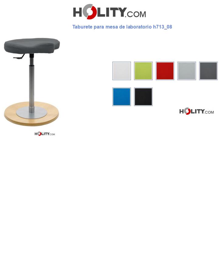 Taburete para mesa de laboratorio h713_08