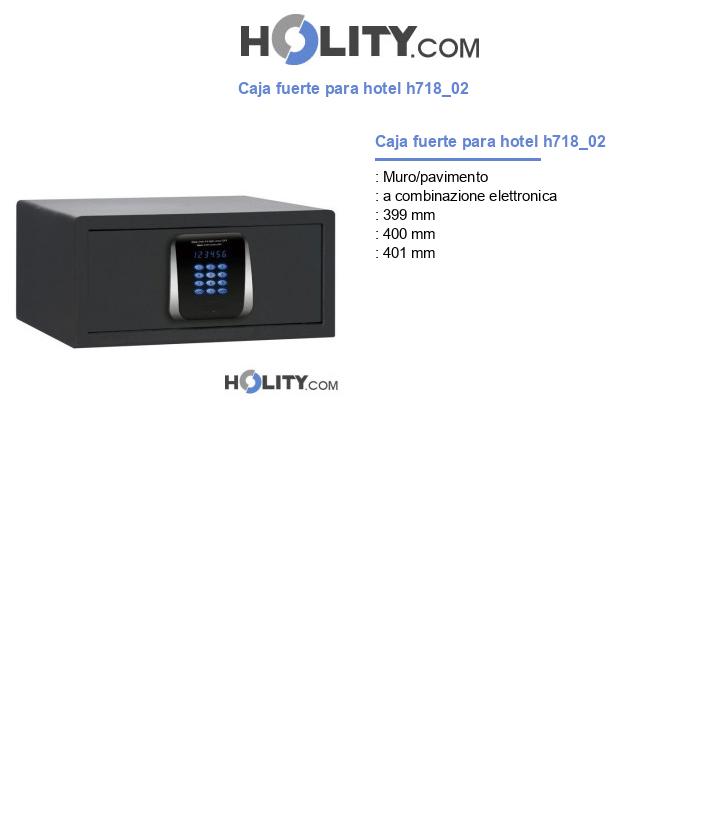 Caja fuerte para hotel h718_02