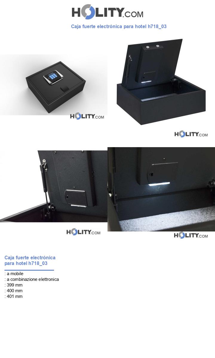 Caja fuerte electrónica para hotel h718_03