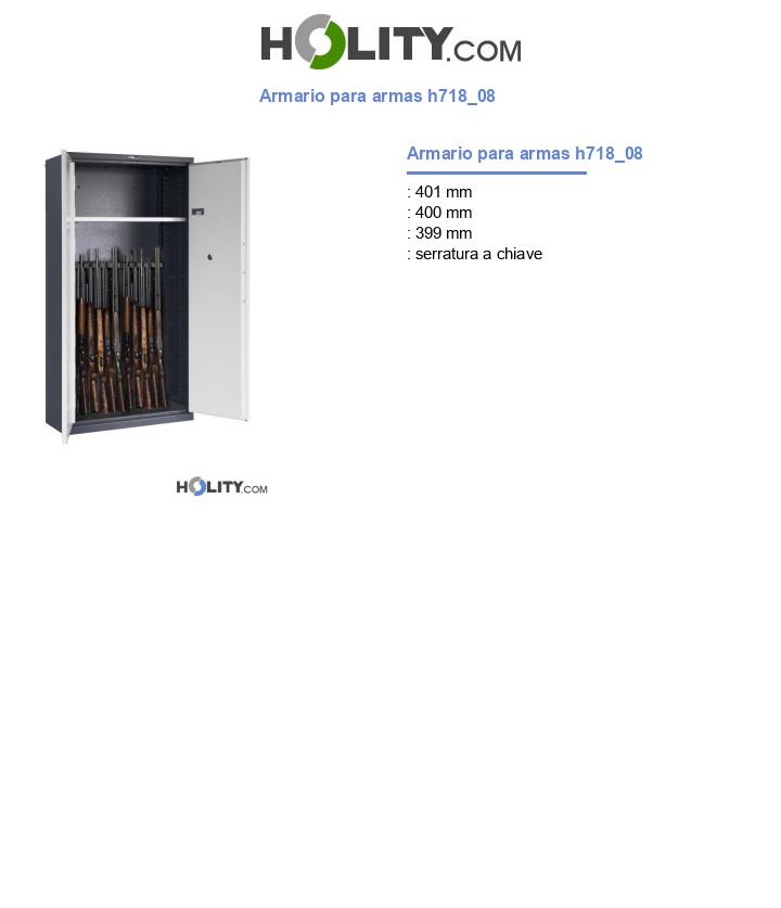 Armario para armas h718_08