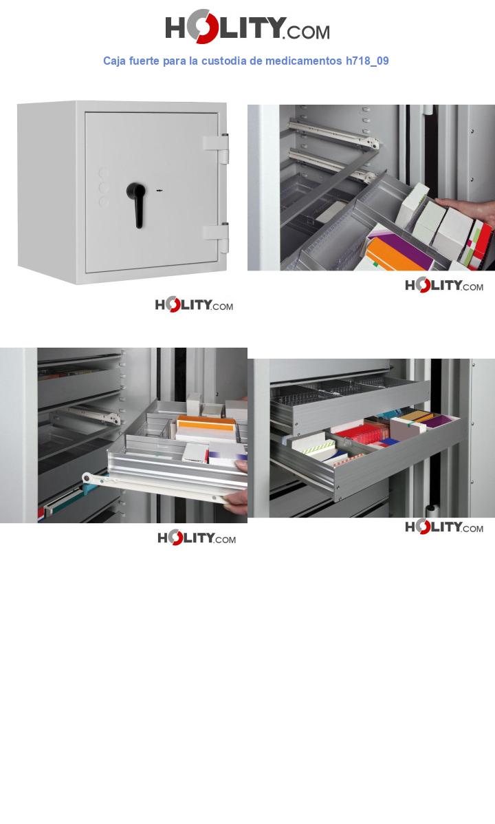 Caja fuerte para la custodia de medicamentos h718_09