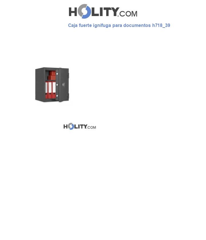 Caja fuerte ignífuga para documentos h718_39