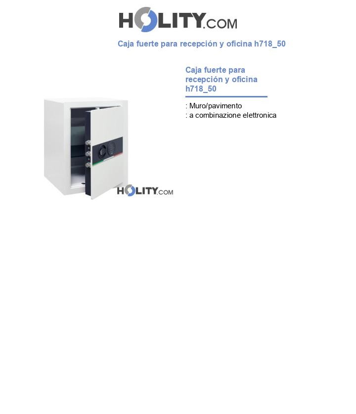 Caja fuerte para recepción y oficina h718_50