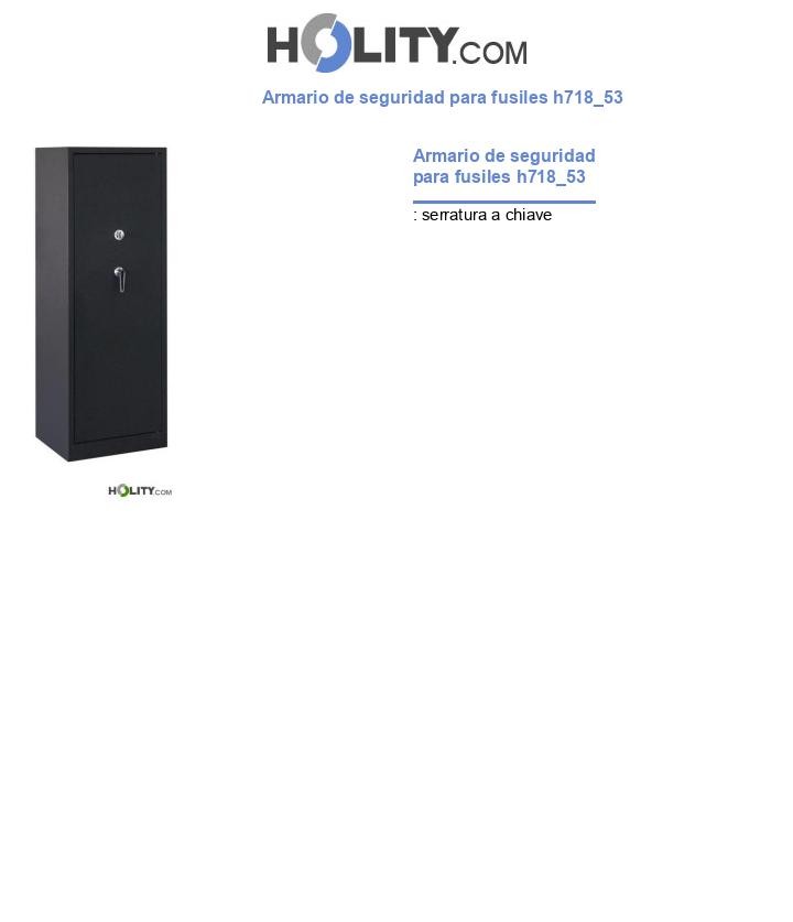 Armario de seguridad para fusiles h718_53