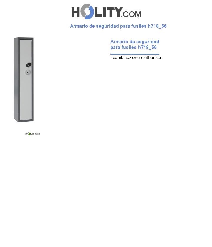Armario de seguridad para fusiles h718_56
