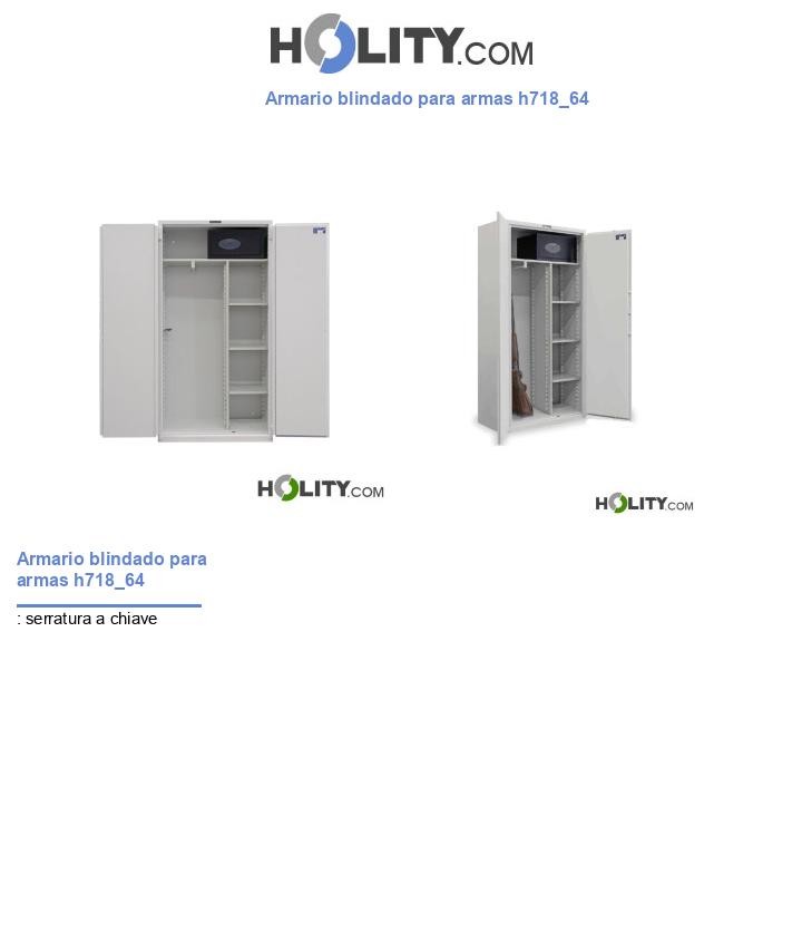 Armario blindado para armas h718_64