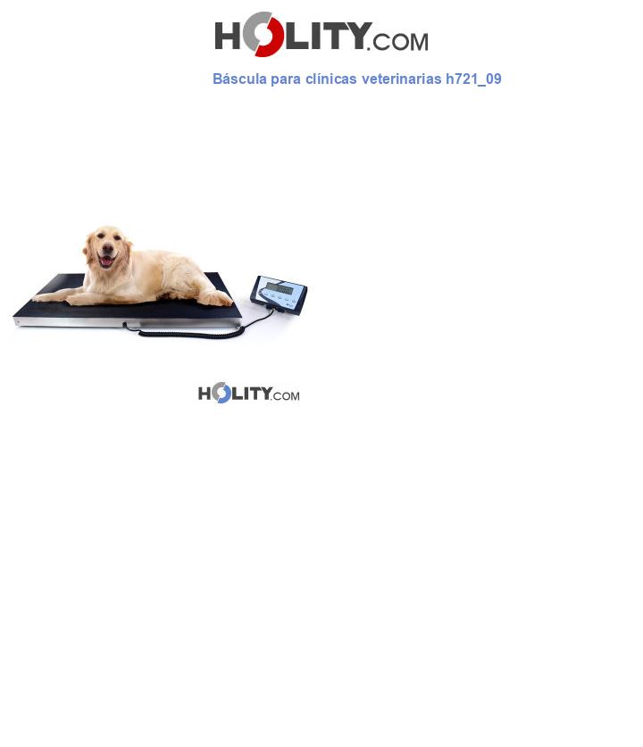 Báscula para clínicas veterinarias h721_09