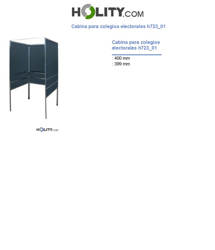 Cabina para colegios electorales h723_01