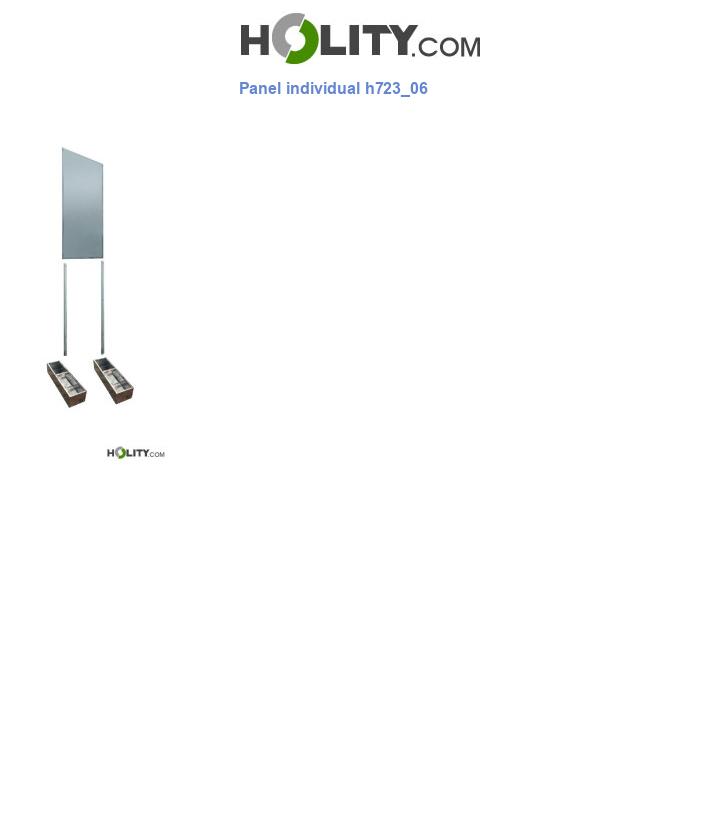 Panel individual h723_06