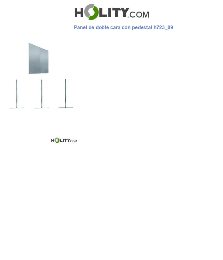 Panel de doble cara con pedestal h723_09