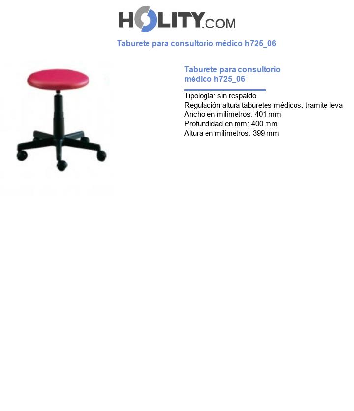 Taburete para consultorio médico h725_06