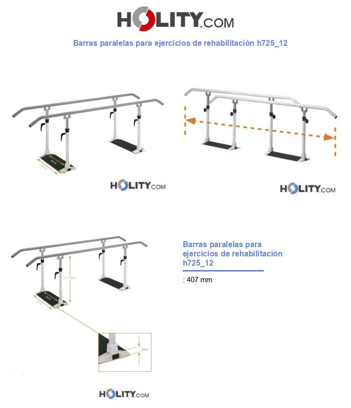 Barras paralelas para ejercicios de rehabilitación h725_12