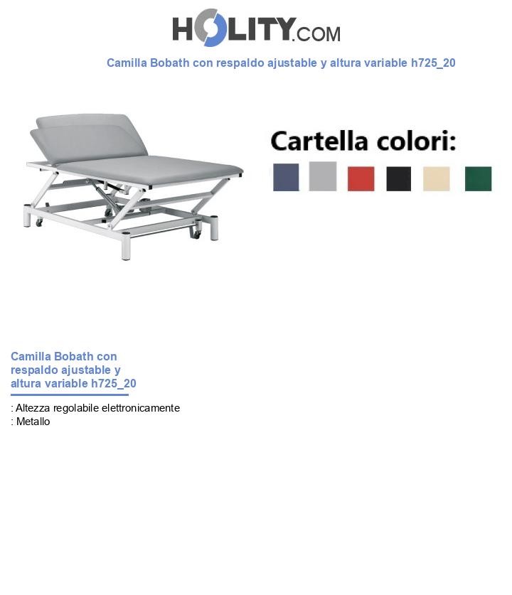 Camilla Bobath con respaldo ajustable y altura variable h725_20