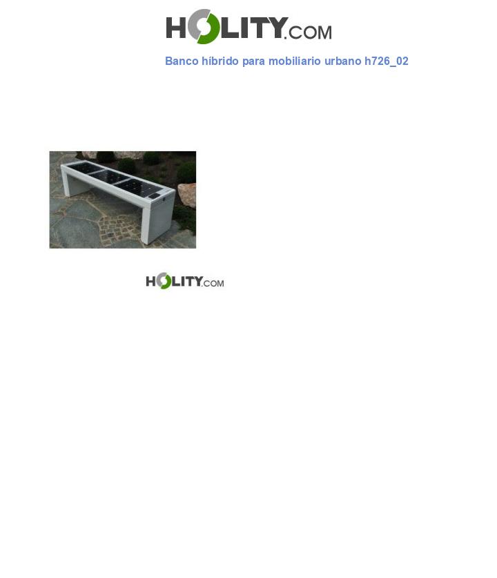 Banco híbrido para mobiliario urbano h726_02