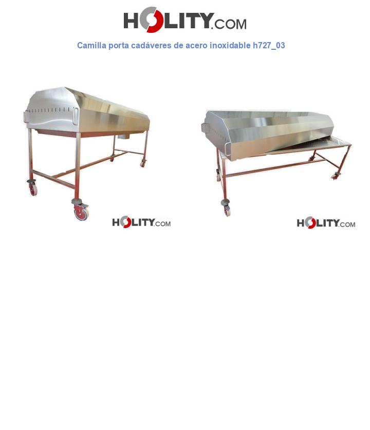 Camilla porta cadáveres de acero inoxidable h727_03