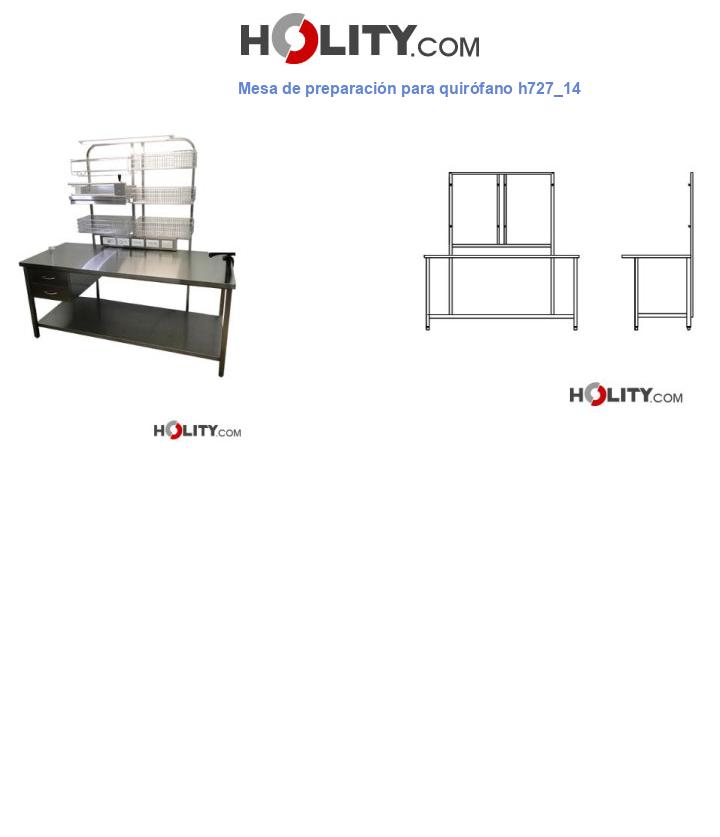Mesa de preparación para quirófano h727_14