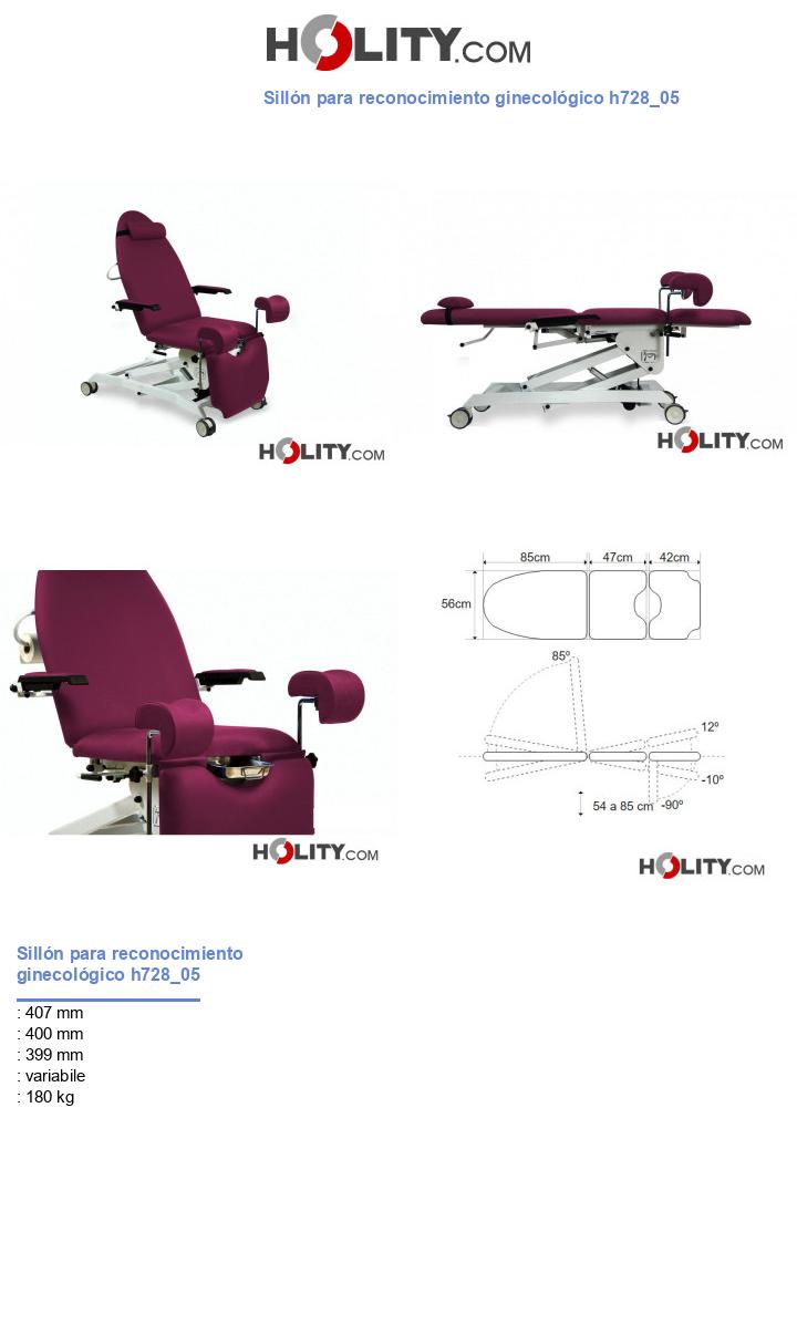 Sillón para reconocimiento ginecológico h728_05