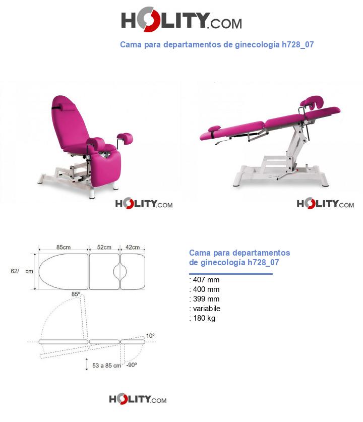 Cama para departamentos de ginecología h728_07
