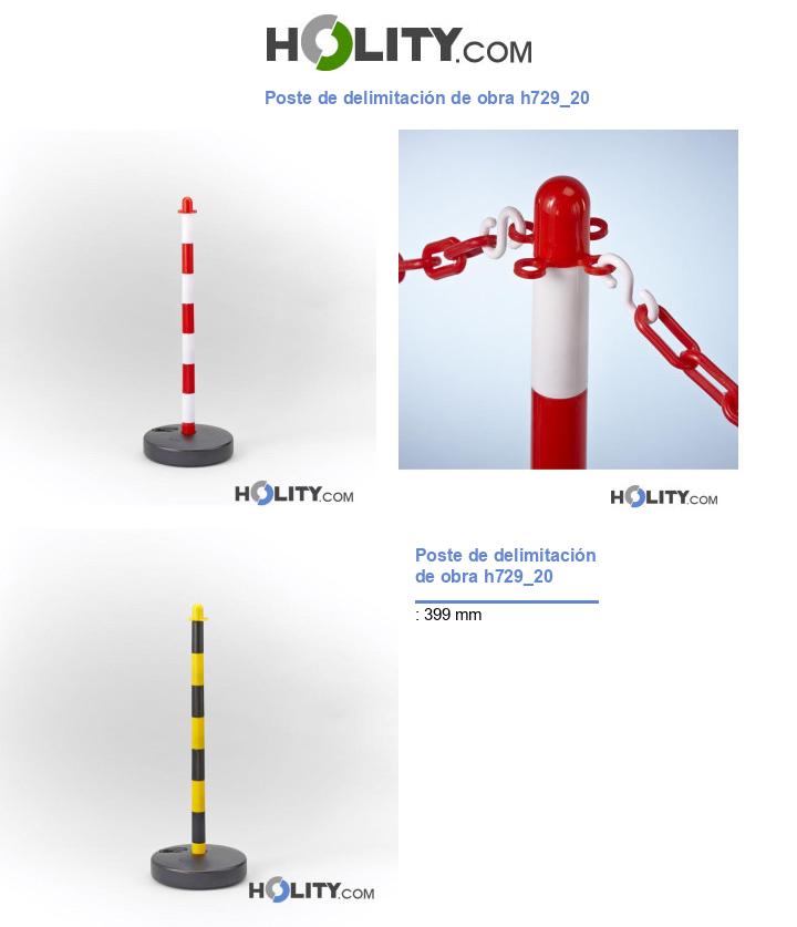 Poste de delimitación de obra h729_20