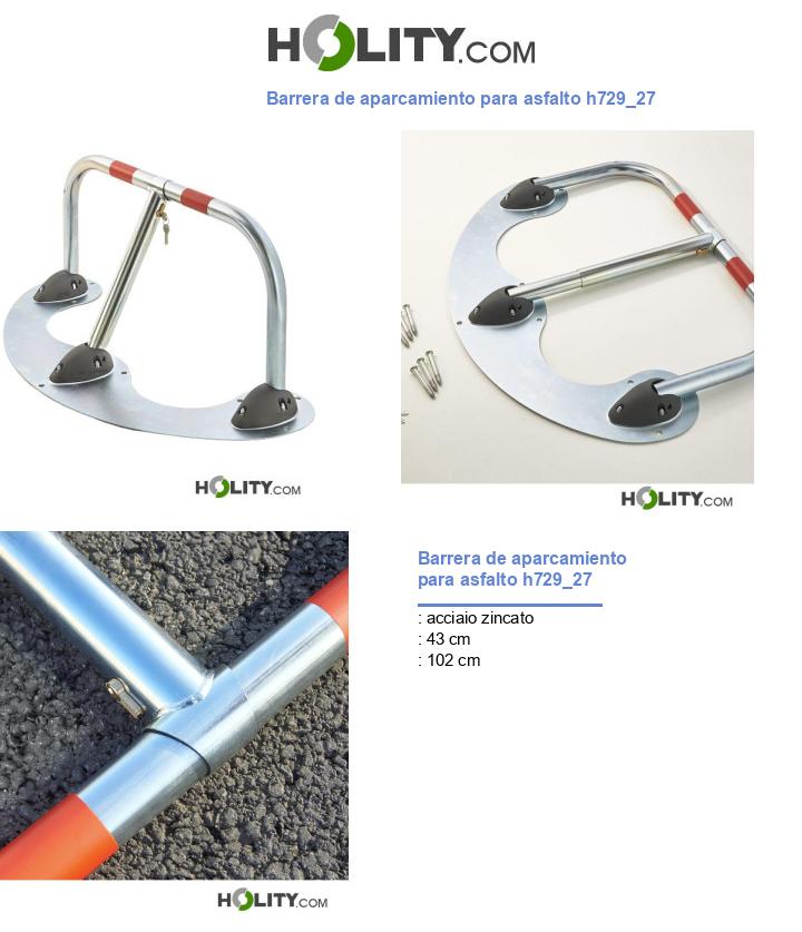 Barrera de aparcamiento para asfalto h729_27