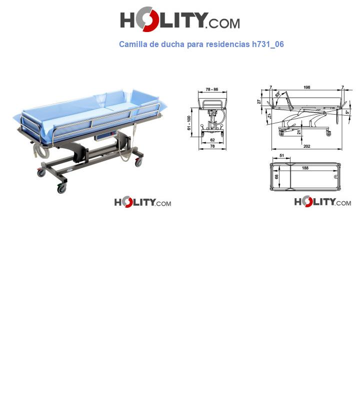 Camilla de ducha para residencias h731_06