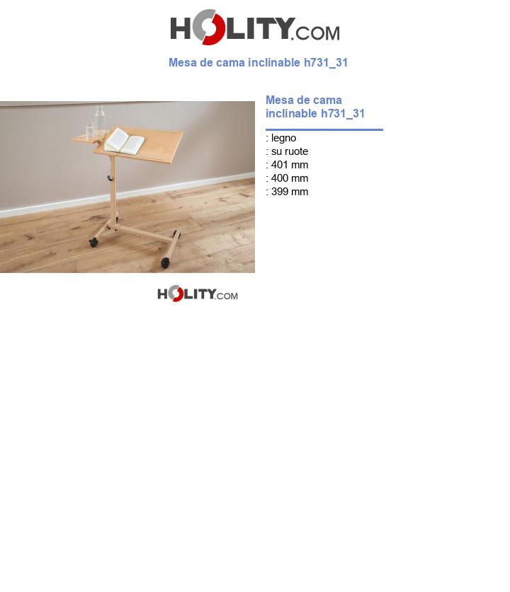 Mesa de cama inclinable h731_31
