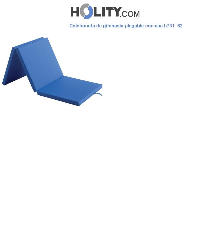 Colchoneta de gimnasia plegable con asa h731_62