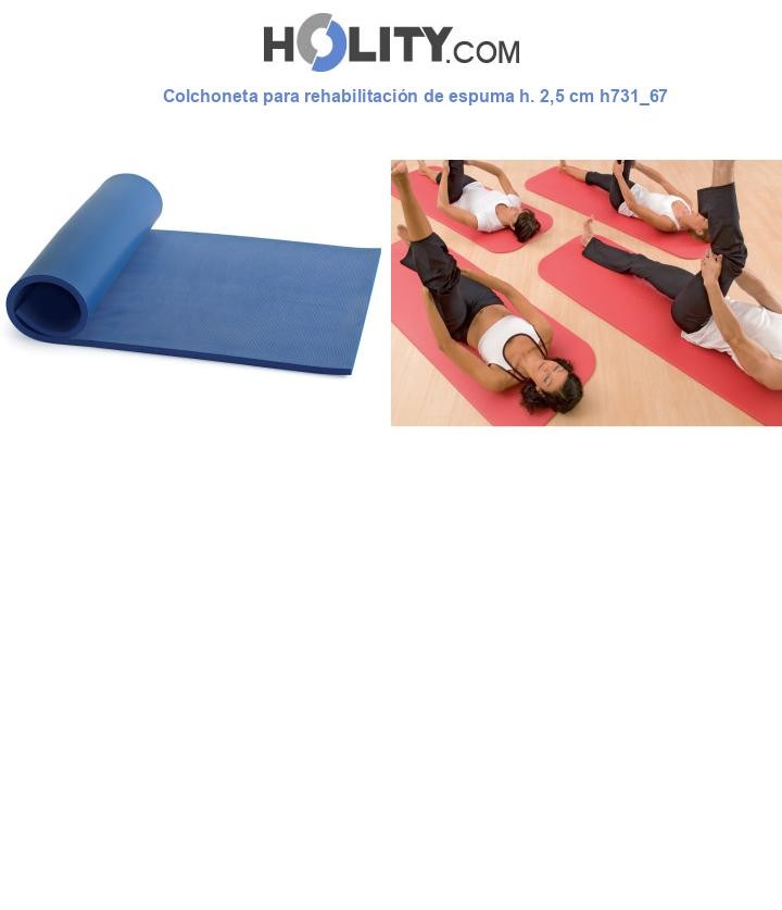 Colchoneta para rehabilitación de espuma h. 2,5 cm h731_67