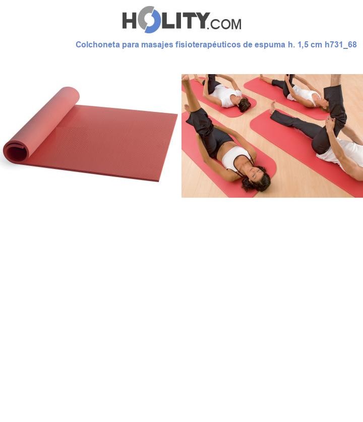 Colchoneta para masajes fisioterapéuticos de espuma h. 1,5 cm h731_68