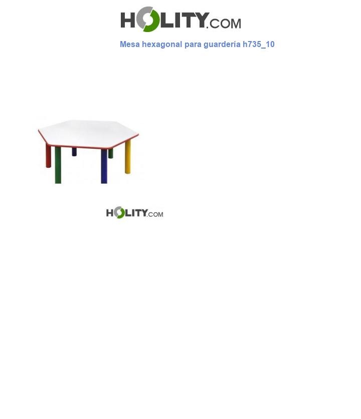 Mesa hexagonal para guardería h735_10