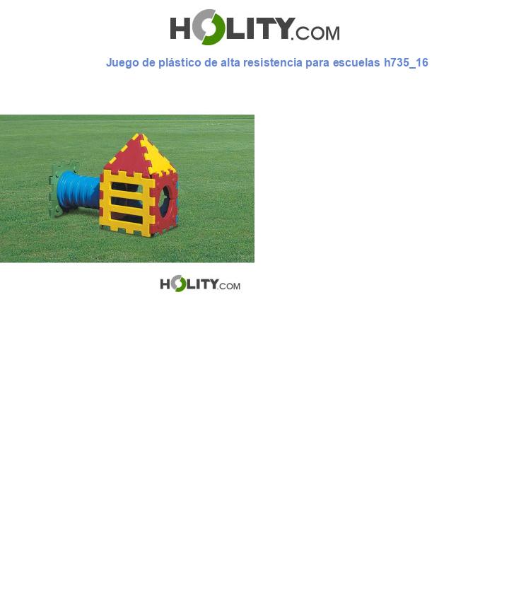 Juego de plástico de alta resistencia para escuelas h735_16