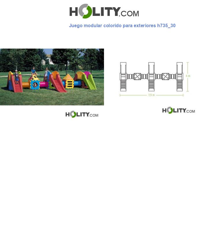 Juego modular colorido para exteriores h735_30