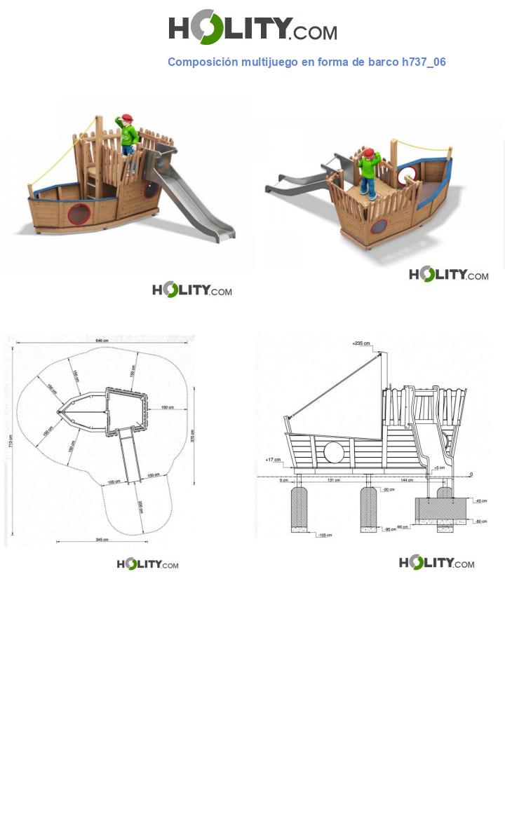 Composición multijuego en forma de barco h737_06