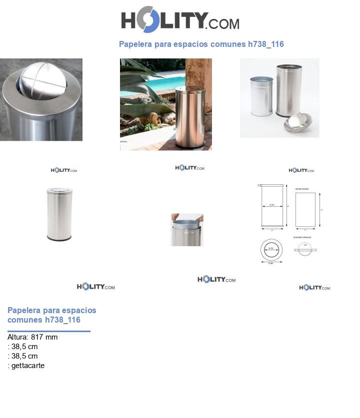 Papelera para espacios comunes h738_116