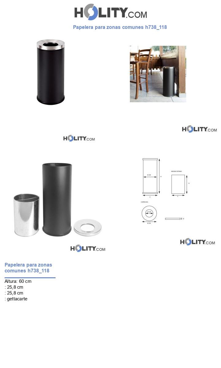 Papelera para zonas comunes h738_118