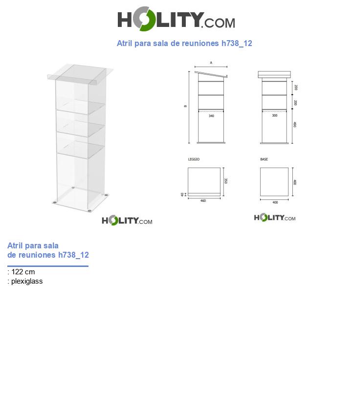 Atril para sala de reuniones h738_12